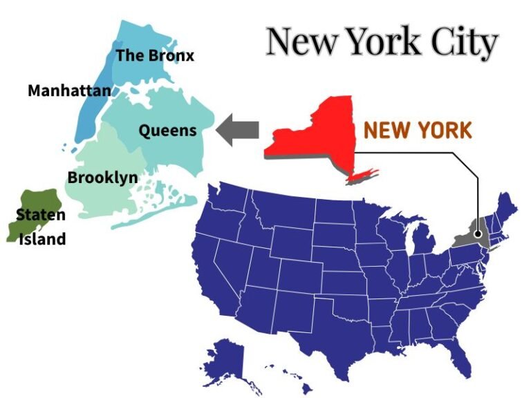 Tokyo vs New York -New York Map image