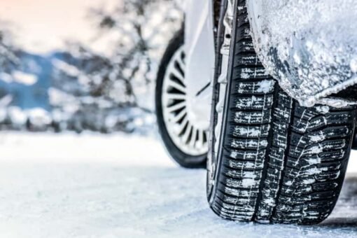 Snowy road image Snowy road image