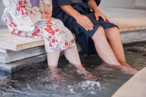 Ashiyu (Foot Bath) Onsen in Japan Image