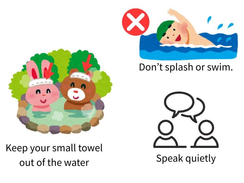 Explanation Onsen in Japan Bath