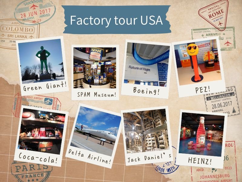 Factory Tours USA