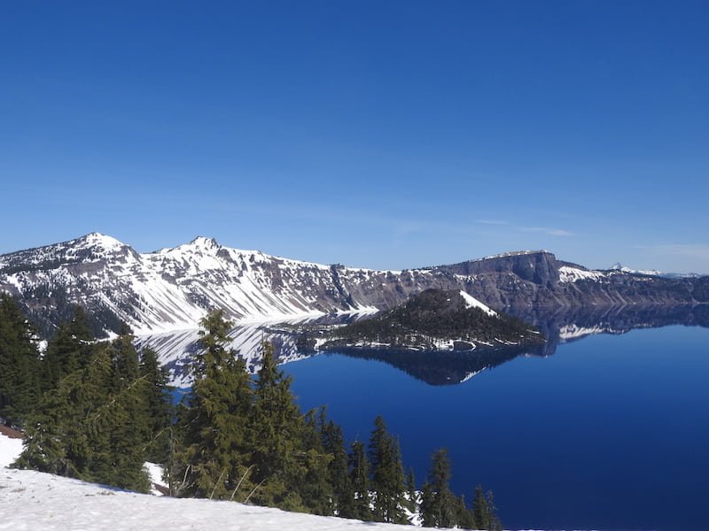 West Coast USA road trip itinerary-California, Oregon & Nevada: Redwoods, Waterfalls & Hidden Gems 7 Crater Lake OR image