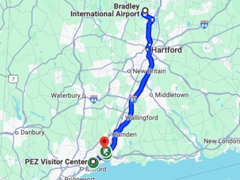 Weekend Factory Tours USA: 4 Easy Itineraries 13 North Factory tours map-OP2