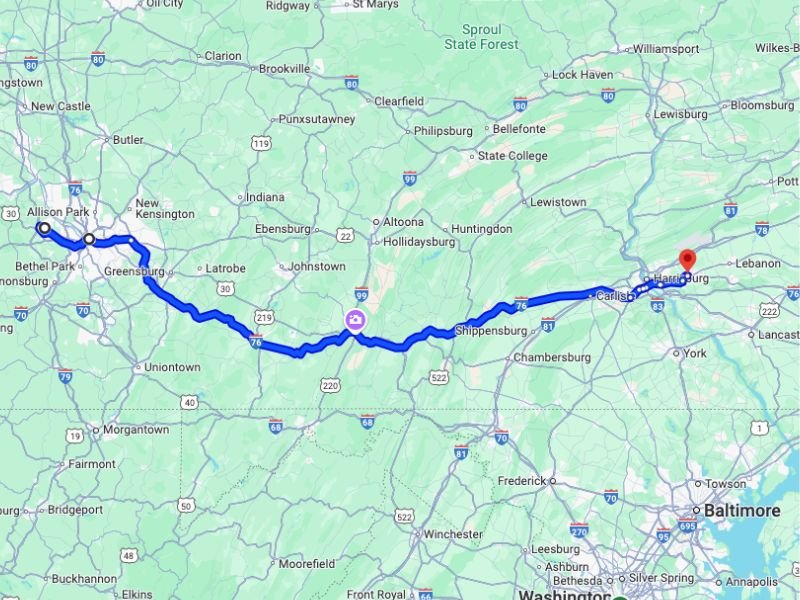 Weekend Factory Tours USA: 4 Easy Itineraries 12 North Factory tours map OP-1