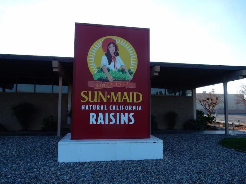SUN MAID raisins CA