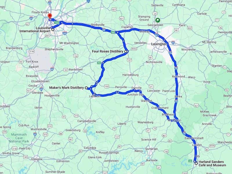 Weekend Factory Tours USA: 4 Easy Itineraries 9 South Factory tours map -OP-1