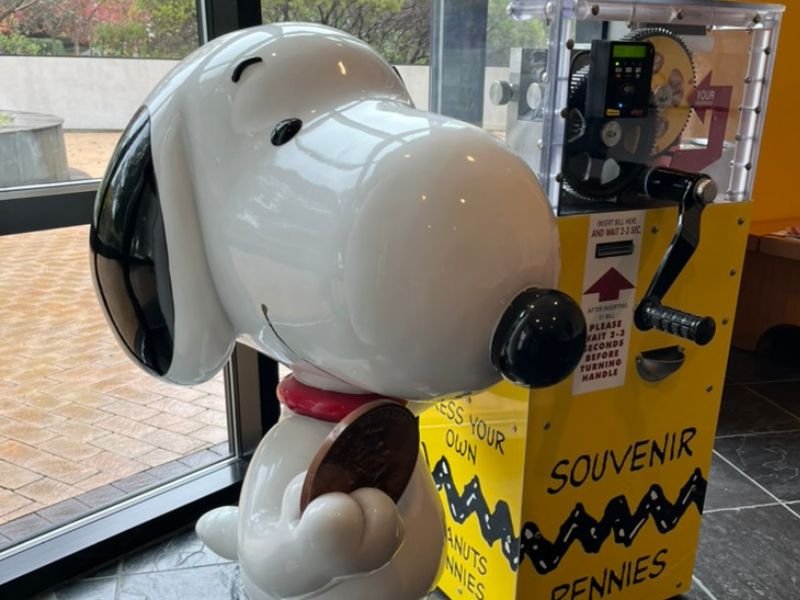 Charles M. Schulz Museum-Snoopy statue