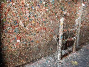 Unforgettable Seattle Vancouver Victoria Road Trip : 8 Day Itinerary 15 Gum wall Seattle