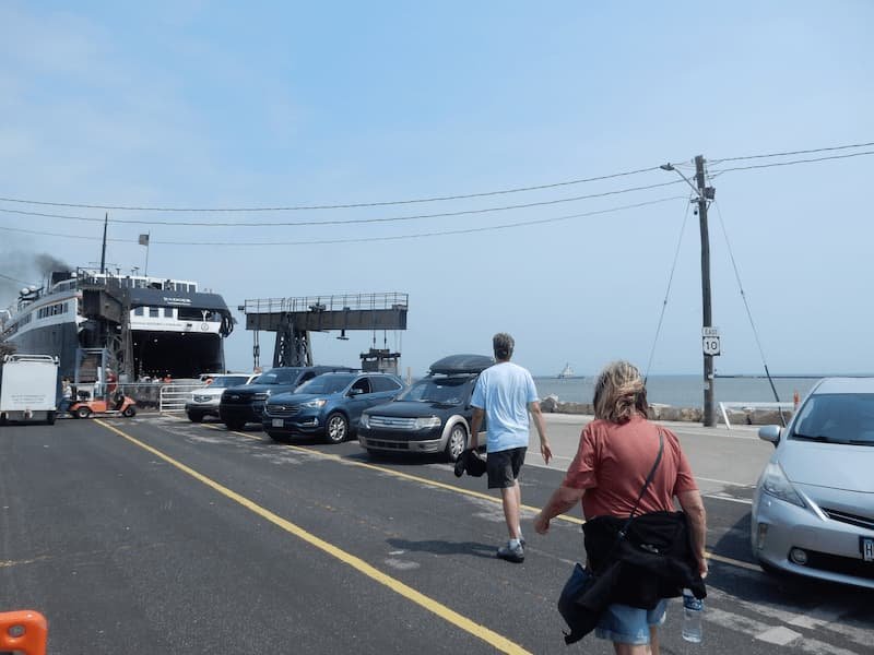 Lake Michigan Ferry: My SS Badger Adventure + Should You Take the Ferry or Just Drive? 5 SS Badger ship after getting off