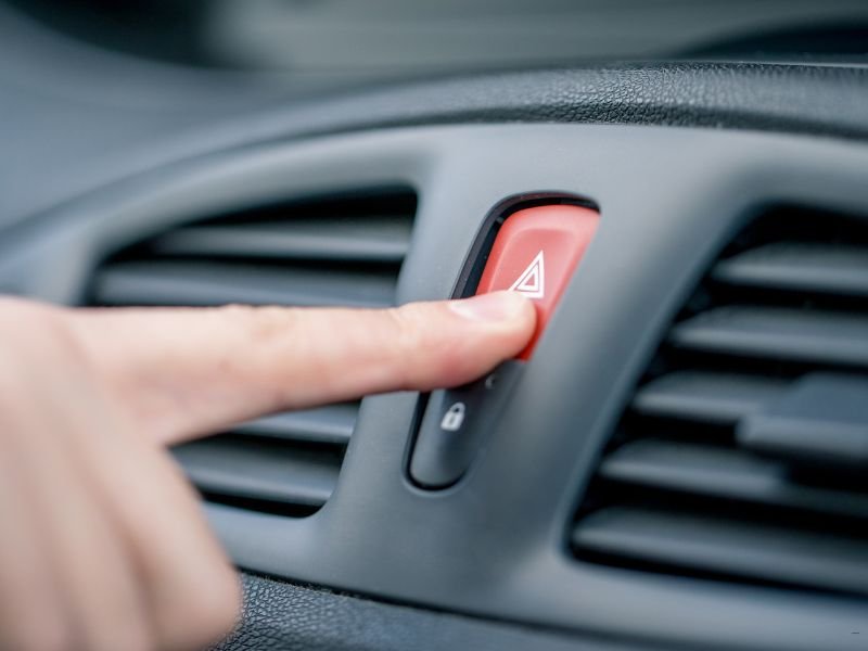 Japanese Expressways vs American Interstates: Useful Driving Tips & Key Differences 6 Hazard Lamp image