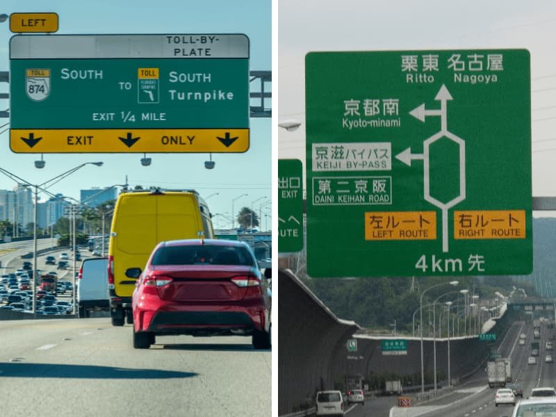 Japanese Expressway vs American Interstate image