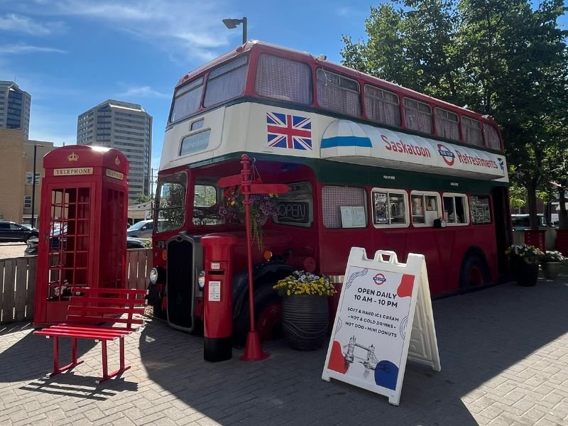 London Bus Ice Cream shop