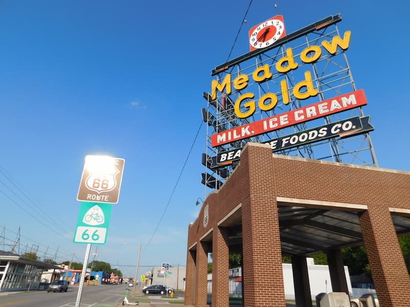  Meadow Gold District & Route 66 Signs