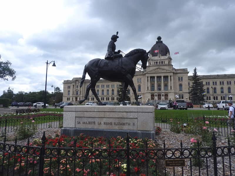 Queen Elizabeth II Gardens & Saskatchewan Legislative Building