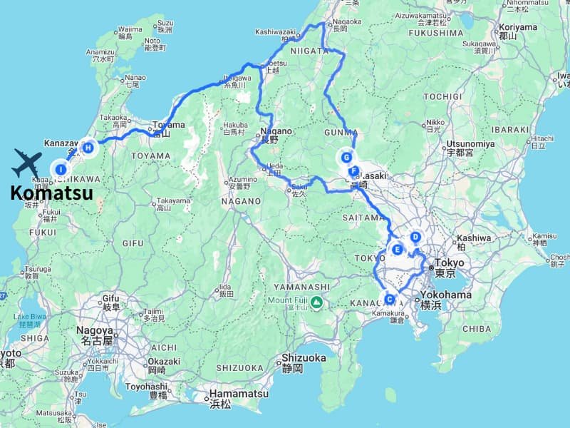 Renting a Car in Japan: Worth It? I Spent ¥79,000 vs ¥65,000 by Train - Here's My Honest Take 2 RENTING A CAR IN JAPAN MAP